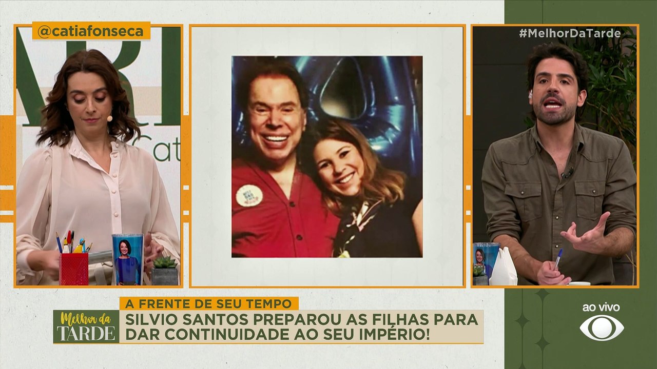 Silvio Santos escolheu uma das filhas para transferir concessão de TV | MELHOR DA TARDE