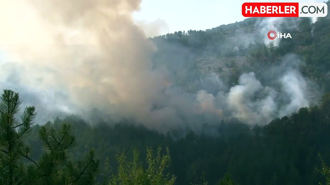 Karabük'teki yangın devam ediyor