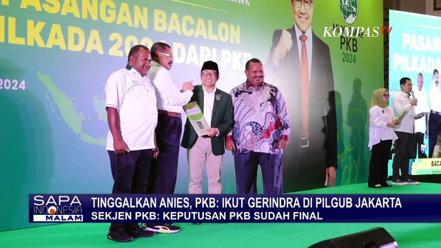 Keputusan Akhir, PKB Ikut Gerindra di Pilkada Jakarta dan Tinggalkan Anies Baswedan