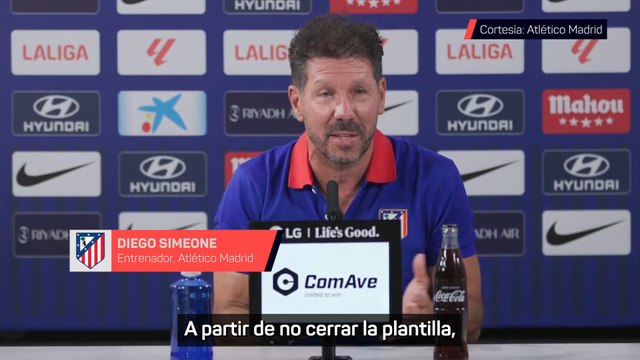 Simeone: Las características de Julián Álvarez se acercan al ADN del Atlético Madrid