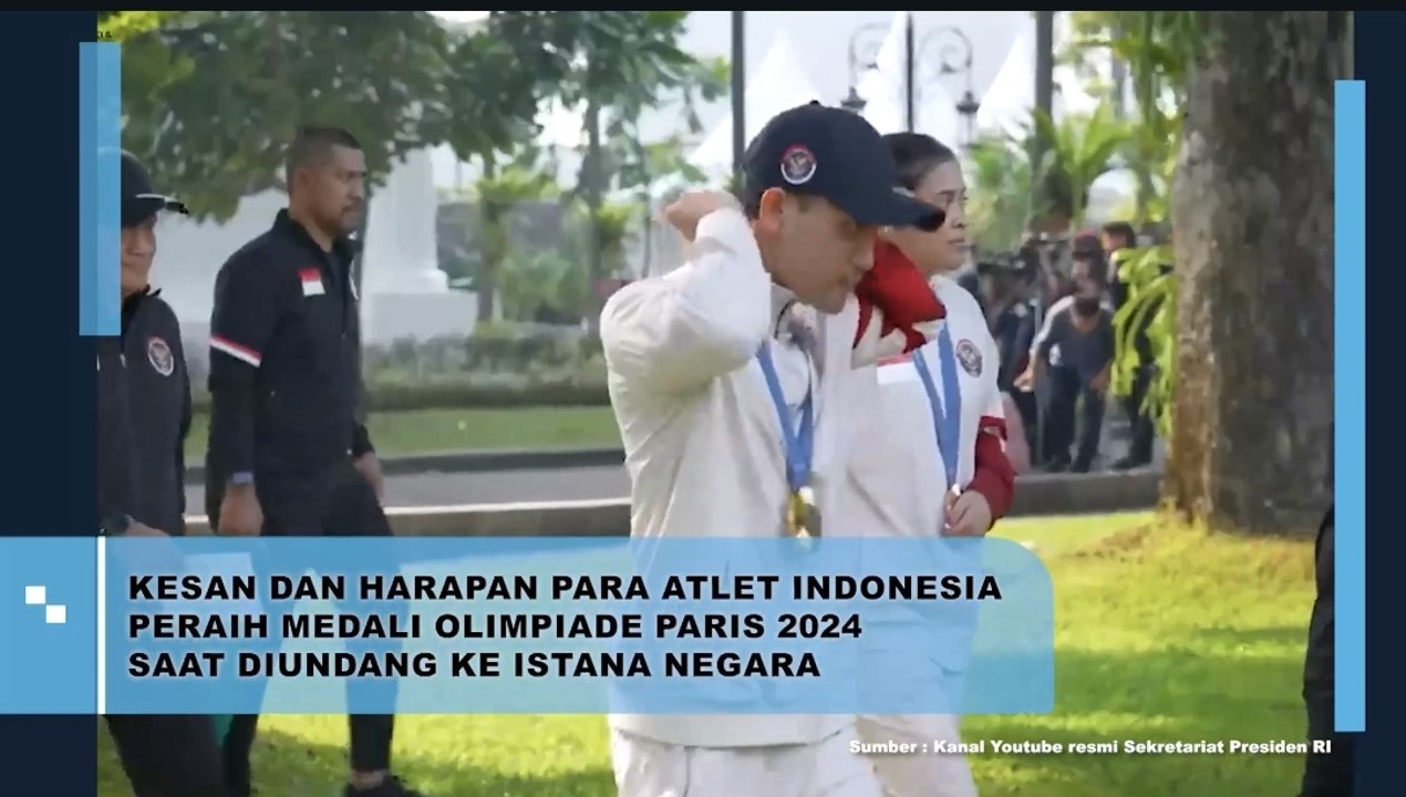 Kesan dan Harapan Para Atlet Indonesia Peraih Medali Olimpiade Paris 2024 saat Diundang ke Istana Negara