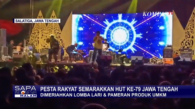 Meriah! Pesta Rakyat 3 Hari dan 'Fun Run' Semarakkan HUT ke-79 Provinsi jawa Tengah di Salatiga