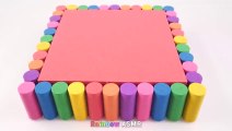 Satisfying Video l How to make Rainbow Photo Frame Cake FOR Kinetic Sand AND Pillar Cutting