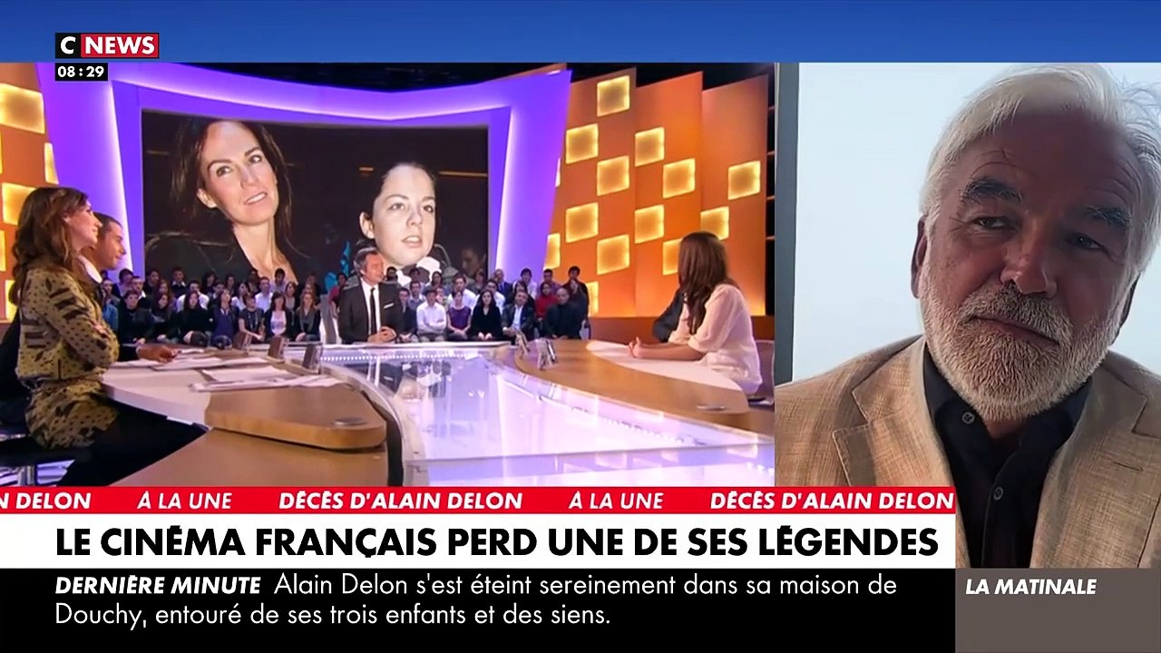 "Le dernier des géants" : Pascal Praud rend hommage à Alain Delon sur CNews
