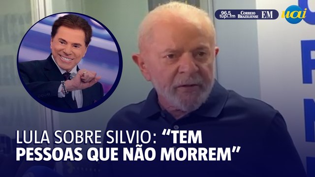 Lula lamenta morte de Silvio Santos: tem pessoas que não morrem