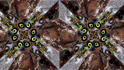 " OURS KALÉIDOSCOPIQUE " JAK ARNOULD ©ADAGP