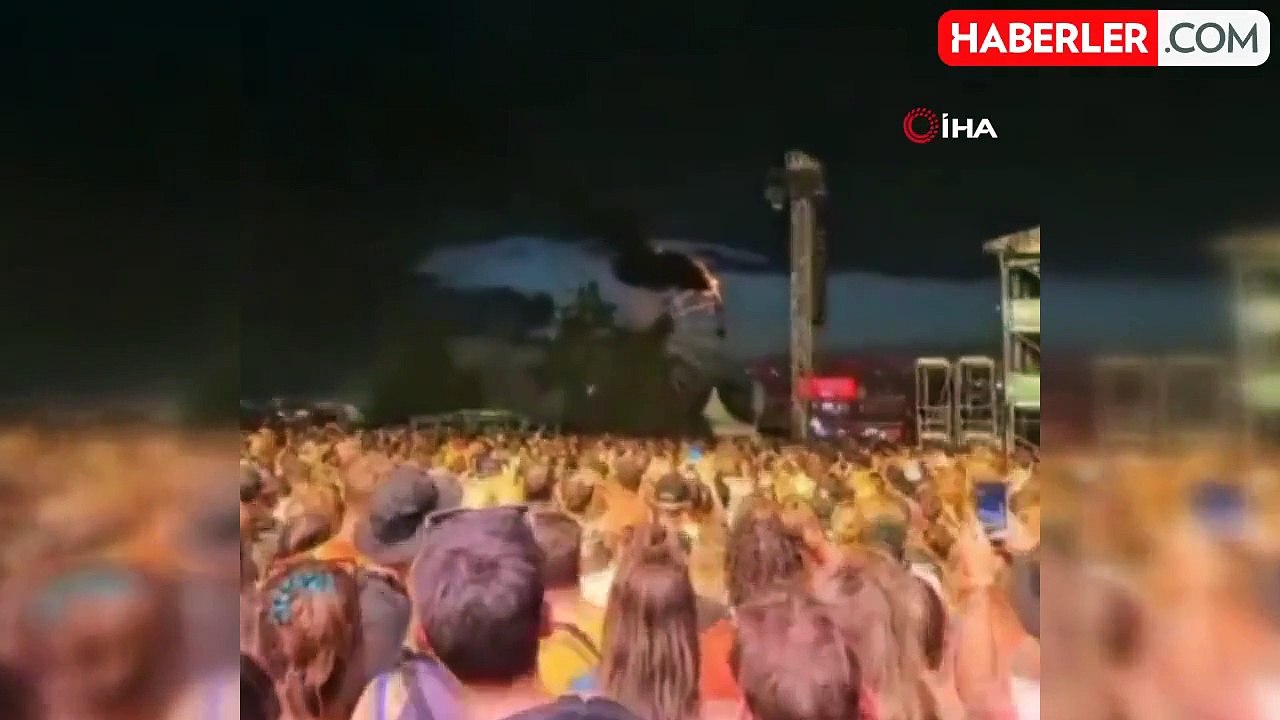 Almanya'da müzik festivalinde dönme dolap yangını: 23 yaralı