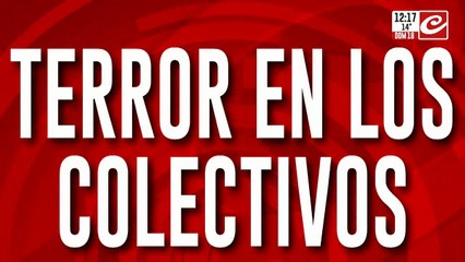 Crecen los robo piraña: terror en los colectivos