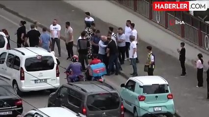 Gaziantep'te trafikte çıkan kavgaya polis müdahale etti