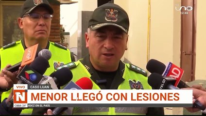 MENOR LLEGÓ CON LESIONES