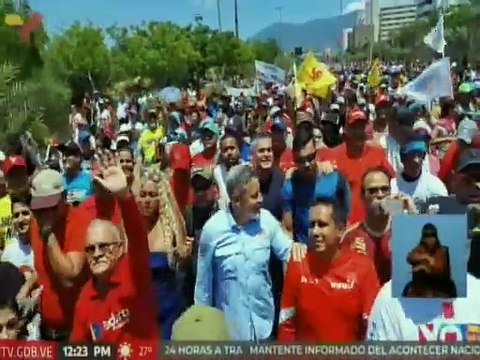 Pueblo neoespartano se movilizó en apoyo al presidente Nicolás Maduro