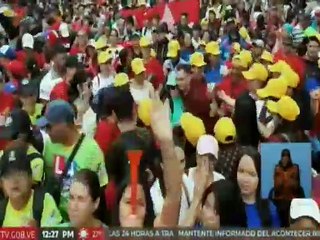 Merideños salen a las calles en apoyo al presidente Nicolás Maduro