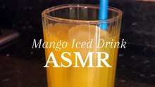 Cold Iced Mango Drink Asmr