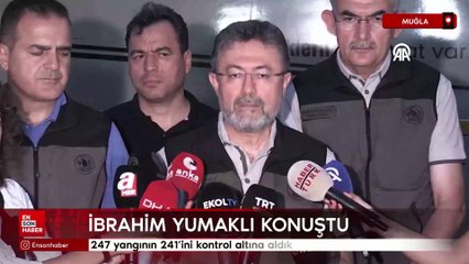 İbrahim Yumaklı: 247 yangının 241'ini kontrol altına aldık