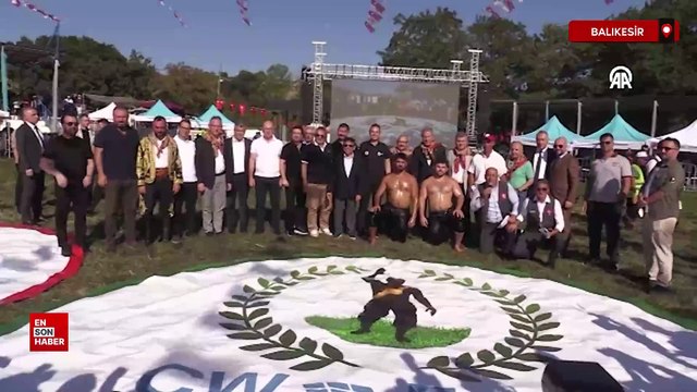 Kurtdereli Yağlı Güreşleri'nin başpehlivanı Enes Doğan