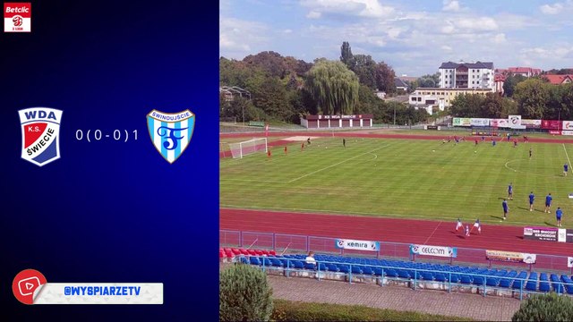 Skrót meczu Wda Świecie 0 - 1 ( 0 - 0 ) Flota Świnoujście