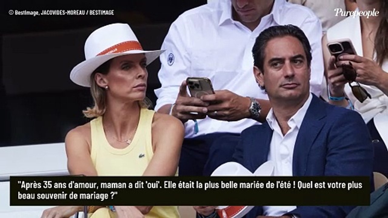 "La plus belle mariée de l'été" : Sylvie Tellier dévoile de très belles images en famille, une union après 35 ans d'amour