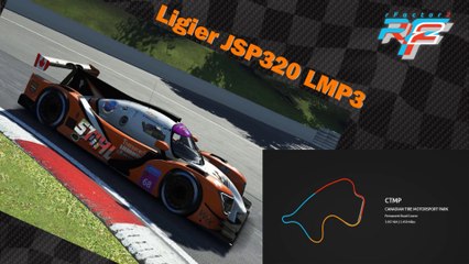 Tour de piste à Mosport en Ligier JSP320 LMP3 sur Rfactor 2