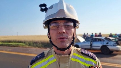 Corpo de Bombeiros dá detalhes de acidente com morte na PR-180