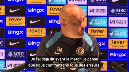 Chelsea - Maresca : “Fernández a fait une erreur, il l’a reconnue, et c’est fini”