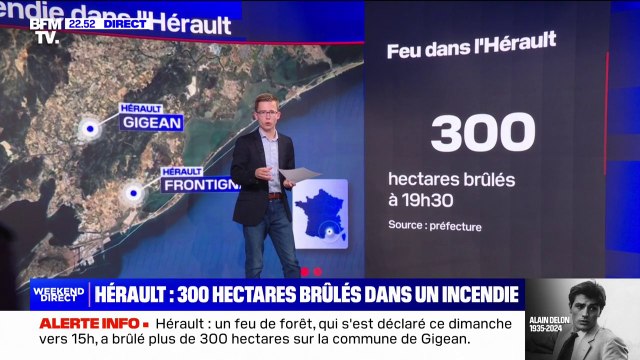 Incendie dans l'Hérault: le point sur ce que l'on sait, Gérald Darmanin se rendra sur place lundi matin