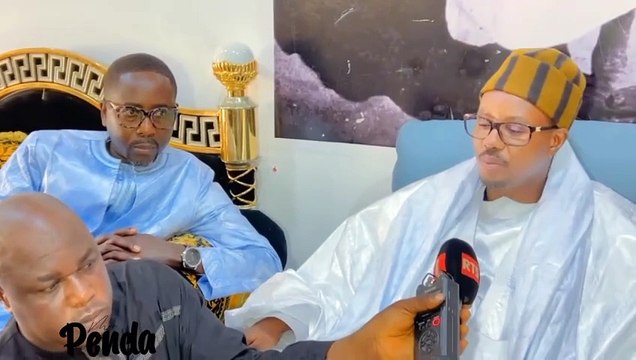 Le directeur Général de la RTS Pape Ale Niang reçu par Serigne Bassirou Mbacké Abdou Khadre