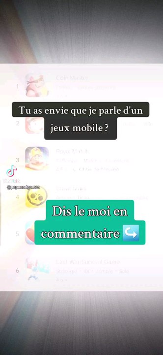 Une idée de jeux mobile ?? ⭐️