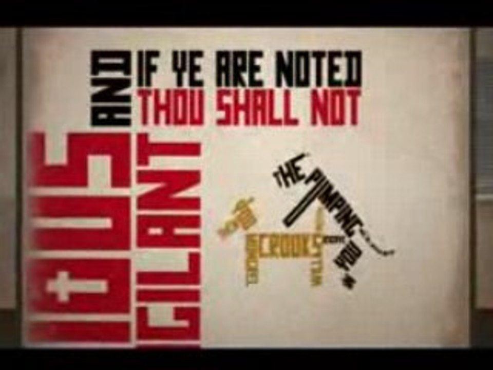 Alternative Rugby Commentary - The Ten Commandments