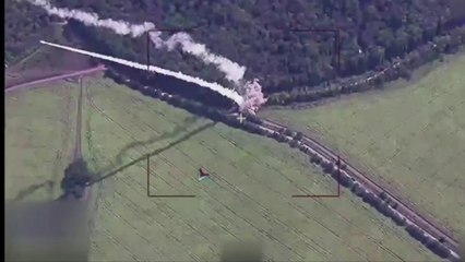 HIMARS é atingido por Uskander logo após lançar foguetes contra russos em Kusrk
