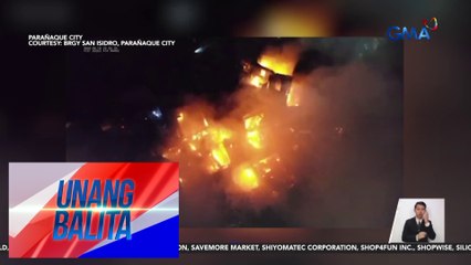 Abot sa 100 pamilya sa Brgy. San Isidro, nasunugan | Unang Balita