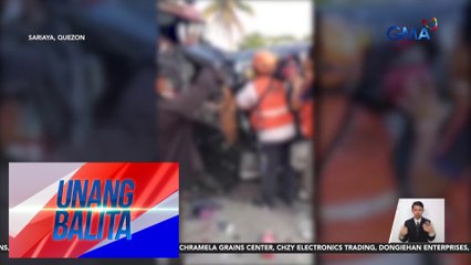 8, patay sa salpukan ng van at truck | Unang Balita