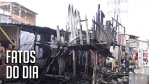 Incêndio atinge três casas no bairro da Terra Firme, em Belém