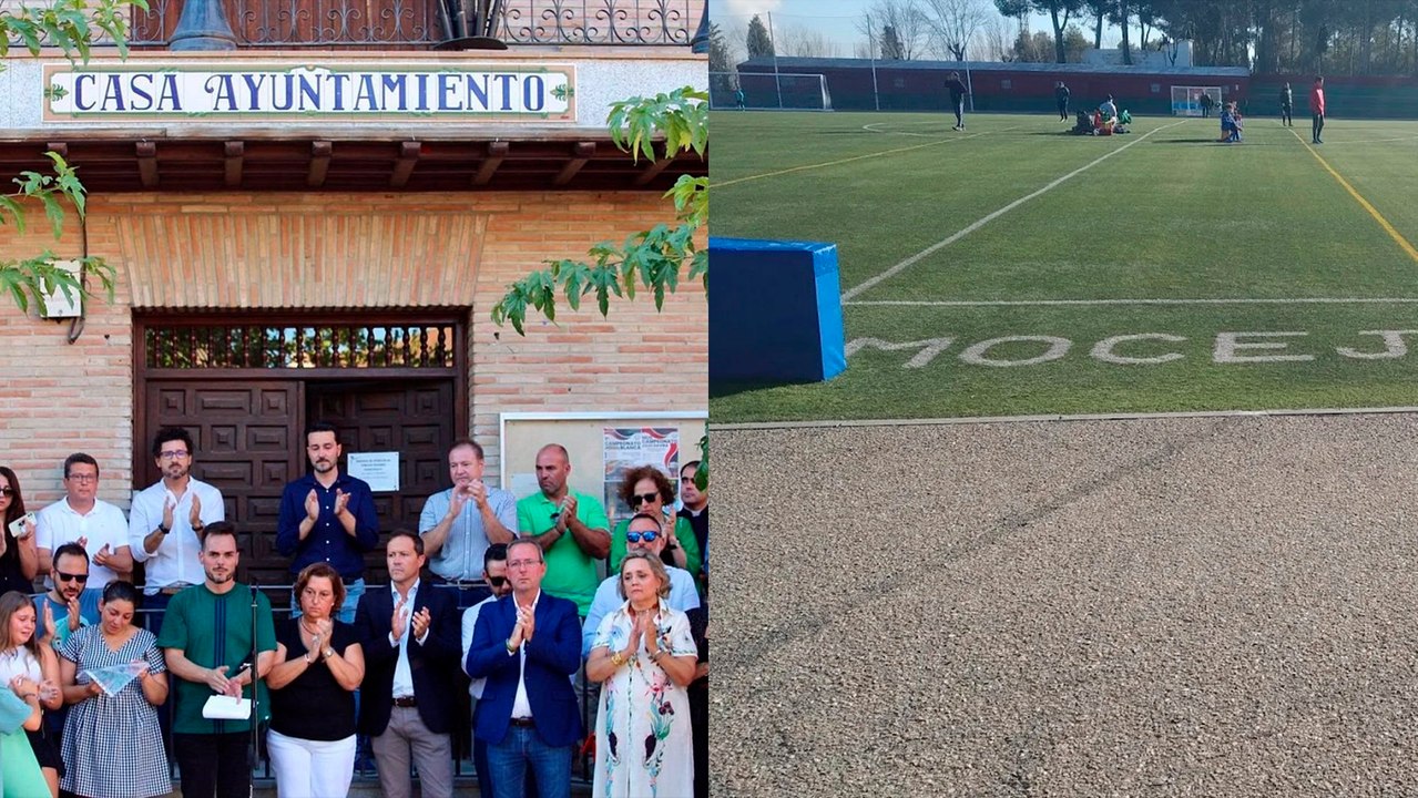 Minuto de silencio en Mocejón, España, en honor a niño que ha sido apuñalado en campo de futbol