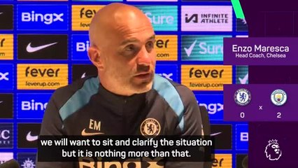 'Some of them have to leave' - Maresca on Sterling omission