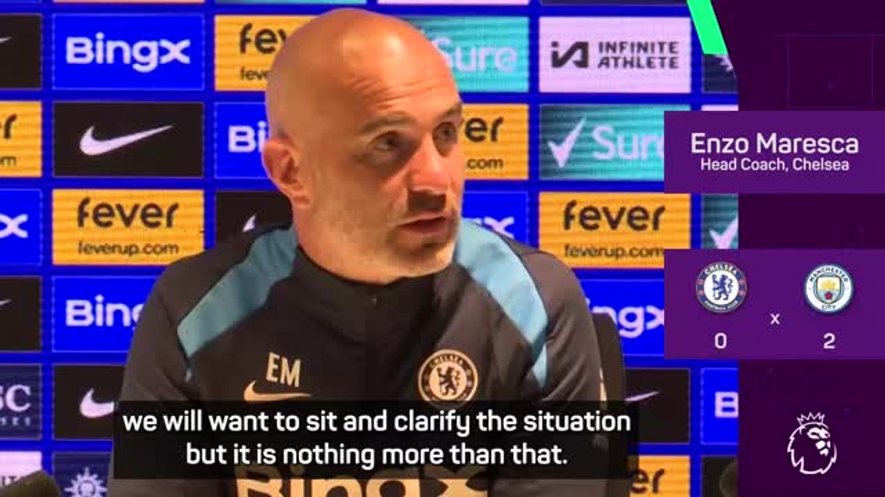 'Some of them have to leave' - Maresca on Sterling omission