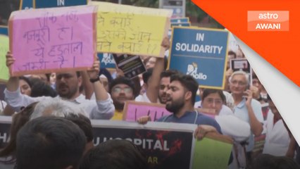 Kes rogol, bunuh: Protes merebak di india selepas kes rogol, bunuh doktor