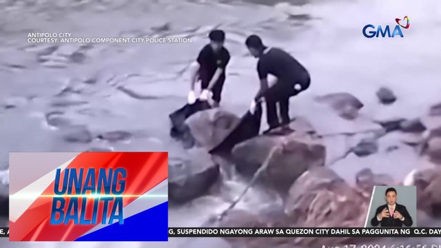 Bangkay ng lalaking tadtad ng saksak sa dibdib, natagpuan sa Pinugay River | Unang Balita