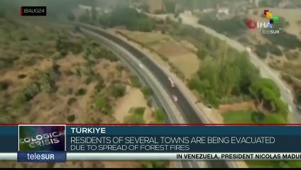 Türkiye: Residents of several towns are being evacuated due to spread of forest fires