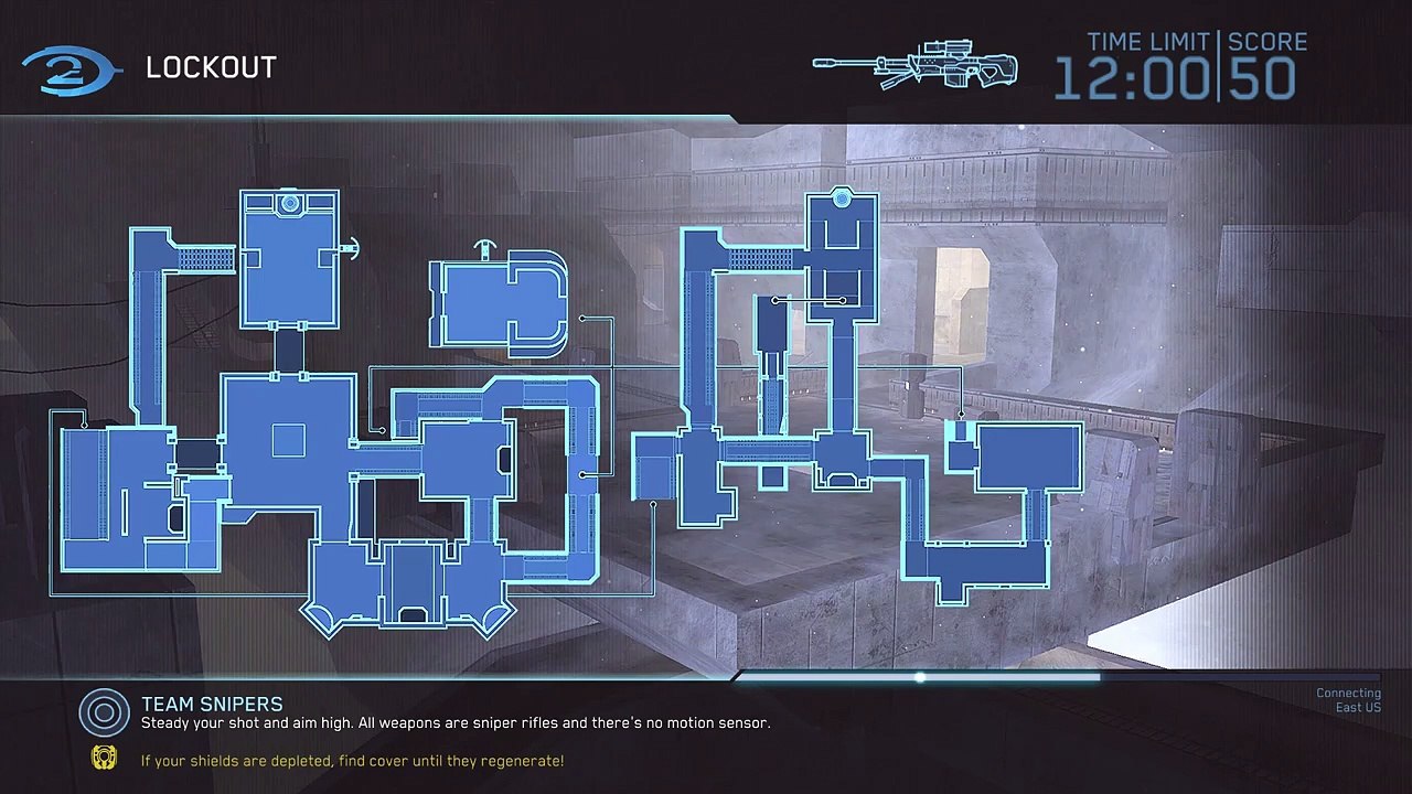 Halo 2 Classic - Team Snipers on Lockout Multiplayer Gameplay