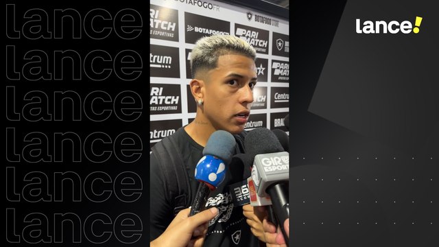 Matheus Martins vibra com primeiros gols pelo Botafogo: 'Ficar marcado na minha carreira'