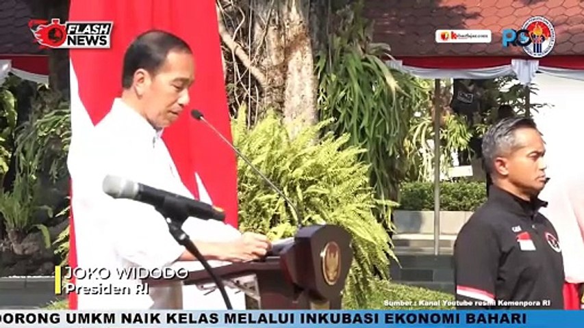 Menpora Dito Dampingi Presiden Jokowi Serahkan Bonus Atlet Olimpiade Paris 2024