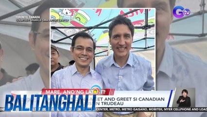 Isko Moreno, na-meet and greet si Canadian Prime Minister Justin Trudeau | Balitanghali