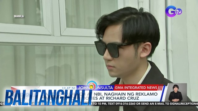 Sandro Muhlach at NBI, naghain ng reklamo sa DOJ vs. Jojo Nones at Richard Cruz | Balitanghali