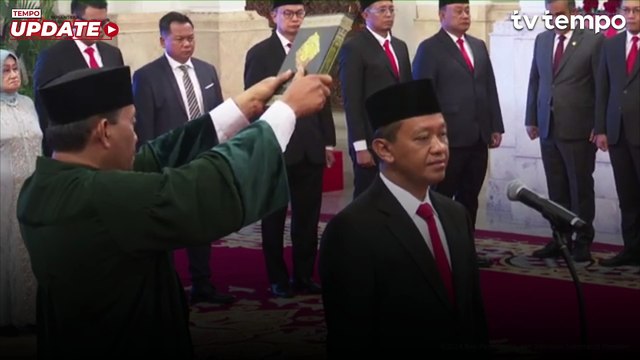 Gurauan Bahlil saat Dilantik Jadi Menteri ESDM: Rasanya Seperti Munas Golkar
