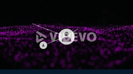 Animation of network of connections with people icons over glowing mesh