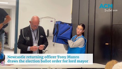 Newcastle council election ballot draw - Newcastle Herald - August 2024