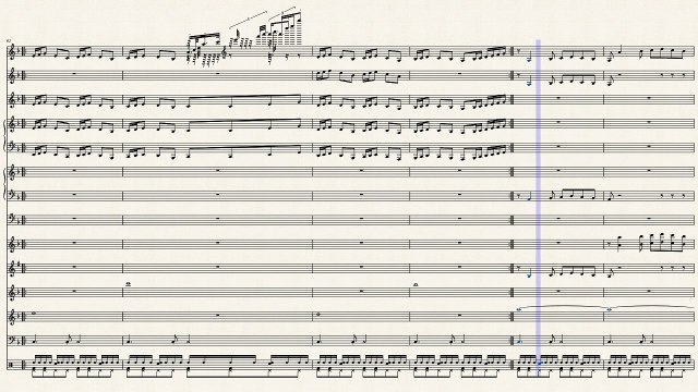 النوتة الموسيقية,,,,مع الالات,,,لرائعة روائع عبد الحليم,,,,حبك نار,,,,تدوين ماهر الغمرى