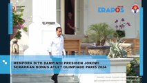 Menpora Dito Dampingi Presiden Jokowi Serahkan Bonus Atlet Olimpiade Paris 2024