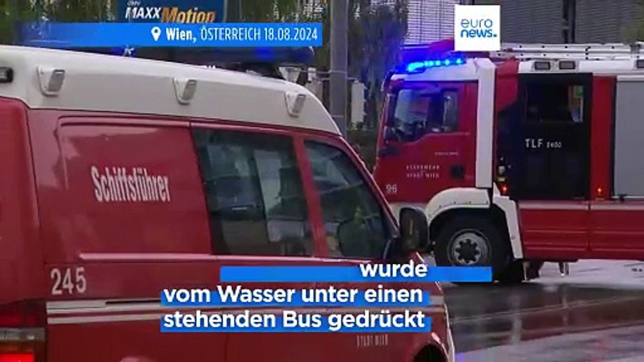 110 Liter Regen pro Quadratmeter: Wien teilweise unter Wasser