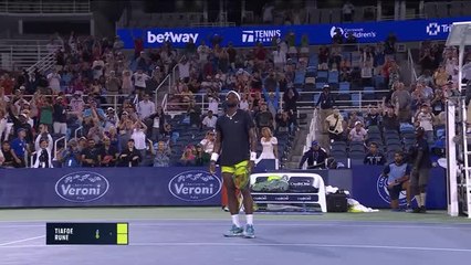 Tiafoe survives match points to reach Cincinnati final